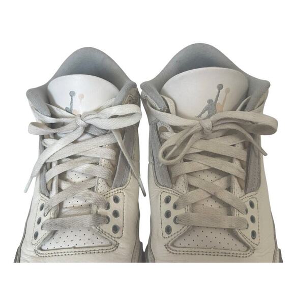 NIKE AIR JORDAN 3 Retro Craft Shoes Ivory/Grey Mist-Cream LIMITED EDITION 8.5 main image 4